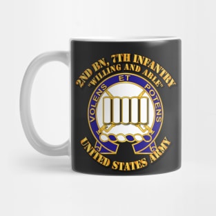 2nd Bn, 7th Infantry - Willing and Able Mug